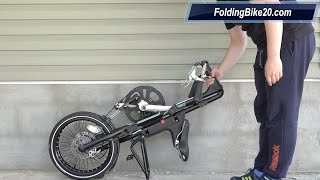 Strida SX Folding Bicycle  How to Fold and Unfold [upl. by Retsevlys]