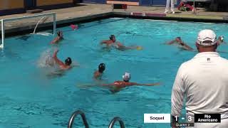 Boys Water Polo Rio Americano vs Soquel Bay Area Tournament September 6 2024 [upl. by Imoan]