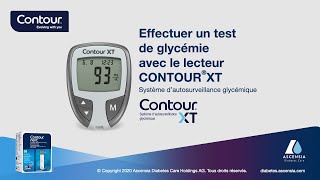 Réaliser un test de glycémie  CONTOUR XT  mgdL  Belgique frBE [upl. by Sosna]