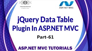 61  jQuery Data Table In ASPNET MVC  Adding jQuery Data Table In ASPNET MVC HindiUrdu [upl. by Kashden]