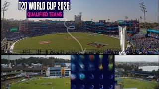 Icc Mens T20 World cup 2026 qualified teams Total teams 20 12 teams direct qualify [upl. by Lytsyrk]