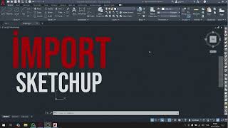 AUTOCAD DOSYASINI SKETCHUPA AKTARMA İŞLEMİ Sketchup import [upl. by Ahsele]