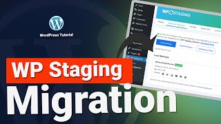 How to Migrate WordPress Site to New Domain  WP Staging WordPress Plugin [upl. by Leis]