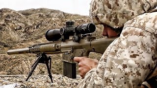 Marine Corps Snipers Take Aim With M110 SASS [upl. by Coretta522]