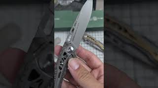 2024 Feilongshe Jianmu EDC  M390 Powder Steel  Titanium Alloy Showcase  Unsharpened Masterpiece [upl. by Cimah]