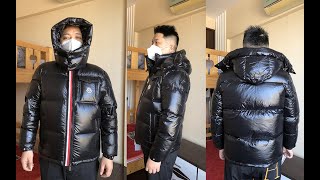 Moncler Montbeliard Short Down Jacket Detailed Review amp Try On [upl. by Gariepy]