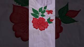 Pillow cover takiya design embroidery design shortvideo [upl. by Bonney]