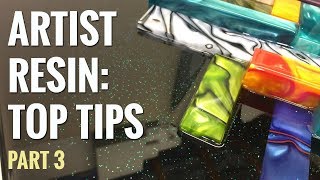 RESIN BLOCK CREATION Part 3  top tech tips for creating art with resin [upl. by Mattheus]