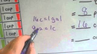 Grade 4 Math 124 Units of Liquid Volume Customary Standard [upl. by Yro]