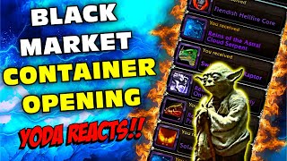 Black Market Container Opening Reaction YODA REACTS [upl. by Weide]