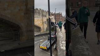 Little lamppost slide in York parkour [upl. by Eniamraj]