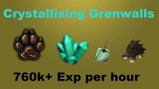 Runescape 3 Crystallising Grenwalls Hunter Guide [upl. by Hartill905]