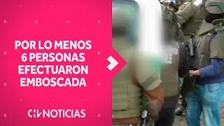 AL MENOS 6 PERSONAS habrían efectuado emboscada a los tres mártires de Carabineros en Cañete [upl. by Revlis982]