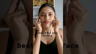 Full Face lifting technique 👆🏼 watch full video skincare shorts facemassage [upl. by Norrv]