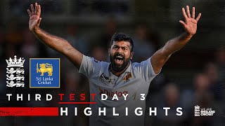 Kumaras 4Fer In 16 Wicket Day  Highlights  England v Sri Lanka Day 3  Rothesay Test 2024 [upl. by Ynaffital450]