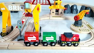 Brio World 33097 Cargo Railway Deluxe Set Unbox and Play [upl. by Erialb]