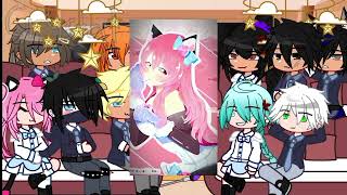 Aphmau and her friends from pdh react to kawaiichan and Zane present self Part 3 [upl. by Euqitsym]