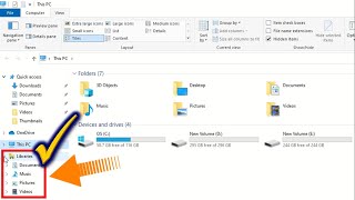 How to Show Libraries in File Explorer [upl. by Assillam]