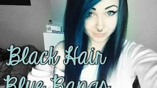 Schwarze Haare amp Blauer Pony  Step by Step [upl. by Sosthena757]