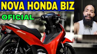 Nova Biz 2025 Lançamento oficial Honda [upl. by Nimoynib]