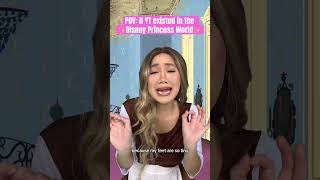 POV if youtube existed in the Disney Princess world comedy disney funny [upl. by Nibram]