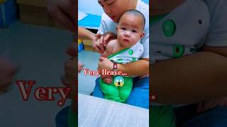 Cutebaby 🧚 Baby Injection 💉 No Crying 😱 baby love cute foryou shots [upl. by Robinetta]