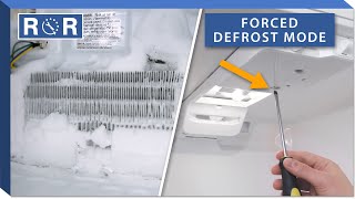 How to Enter a Forced Defrost Mode Refrigerator  Repair amp Replace [upl. by Cheng488]