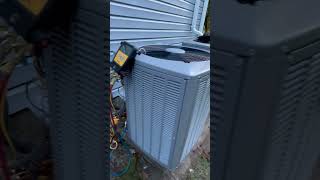 Newly installed 2024 25 ton Armstrong Air Heat Pump with startup hvac heatpump r410a [upl. by Erdreid554]