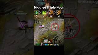 Nidalee Triple Pounce Combo shorts [upl. by Zeiger301]