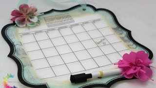 Calendario Fai da te  Scrapbooking Tutorial  Easy Calendar DIY  Scraproom Idea [upl. by Lurie]