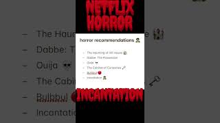 HORROR MOVIES RECOMMEND FROM NETFLIX 2024 [upl. by Loos]