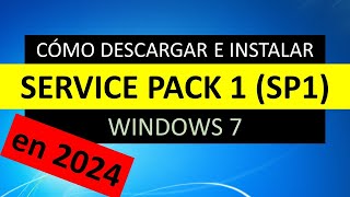 Instalando Service Pack 1 en el Windows 7 [upl. by Stegman]