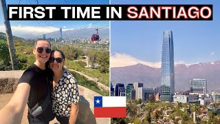 WHAT TO DO in Santiago Chile OUR FIRST TIME in Santiago Chile [upl. by Llerdnad]