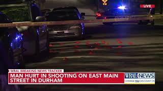 Durham police investigating shooting on E Main Street [upl. by Anilys]