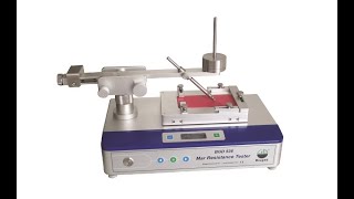 Scrape Adhesion Tester Mar Resistance Tester [upl. by Aiuqal706]