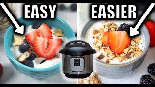 Instant Pot Yogurt 2 Ways EVERYTHING YOU NEED TO KNOW [upl. by Ellekim620]