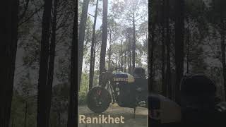 ranikhet pahadicultue travel mountains camping nature hunter350 royalenfield exploration [upl. by Rehtaef]