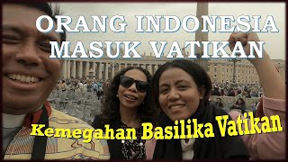 Mengunjungi kubur para paus di basilika Santu Petrus Vatikan [upl. by Aihsenad]