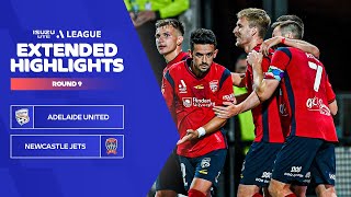 Adelaide United v Newcastle Jets  Extended Highlights  Isuzu UTE ALeague 202324  Round 09 [upl. by Rance736]