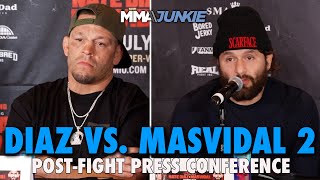 Diaz vs Masvidal 2 PostFight Press Conference Live Stream [upl. by Yeslehc499]