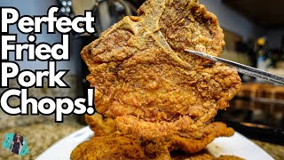 PERFECT FRIED PORK CHOPS  CRISPY SOUTHERN FLAVOR  EASY RECIPE TUTORIAL [upl. by Foley]