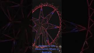 Melbourne Star Observation Wheel In Australia [upl. by Hsizan600]