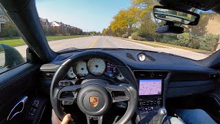 Porsche 9912 GT3 Manual  POV First Driving Impressions [upl. by Virgie]