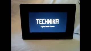 technika digital photo frame demonstration [upl. by Carlie]