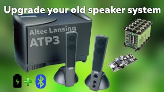 How to install bluetooth module to any speaker system I Altec Lansing ATP3 I [upl. by Lahey]