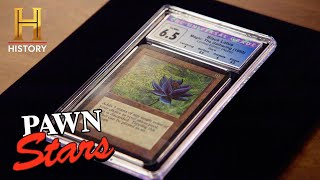 quotHOLY GRAILquot of Magic Cards ULTRA RARE Black Lotus  Pawn Stars Do America Season 1 [upl. by Assirahc297]