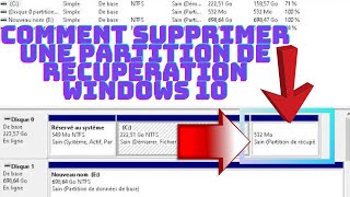 comment supprimer une partition de récupération Windows 10 [upl. by Lebisor]