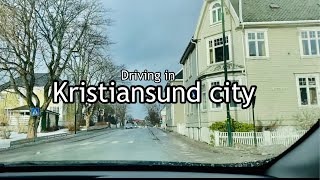 Driving in Kristiansund city Norway [upl. by Ittap]