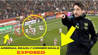 Arsenals DEADLY Corner Goals EXPOSED [upl. by Aihseyk]