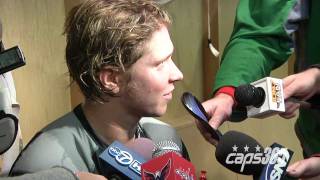 Jason Chimera Joins Nicklas Backstroms Media Scrum [upl. by Dombrowski116]